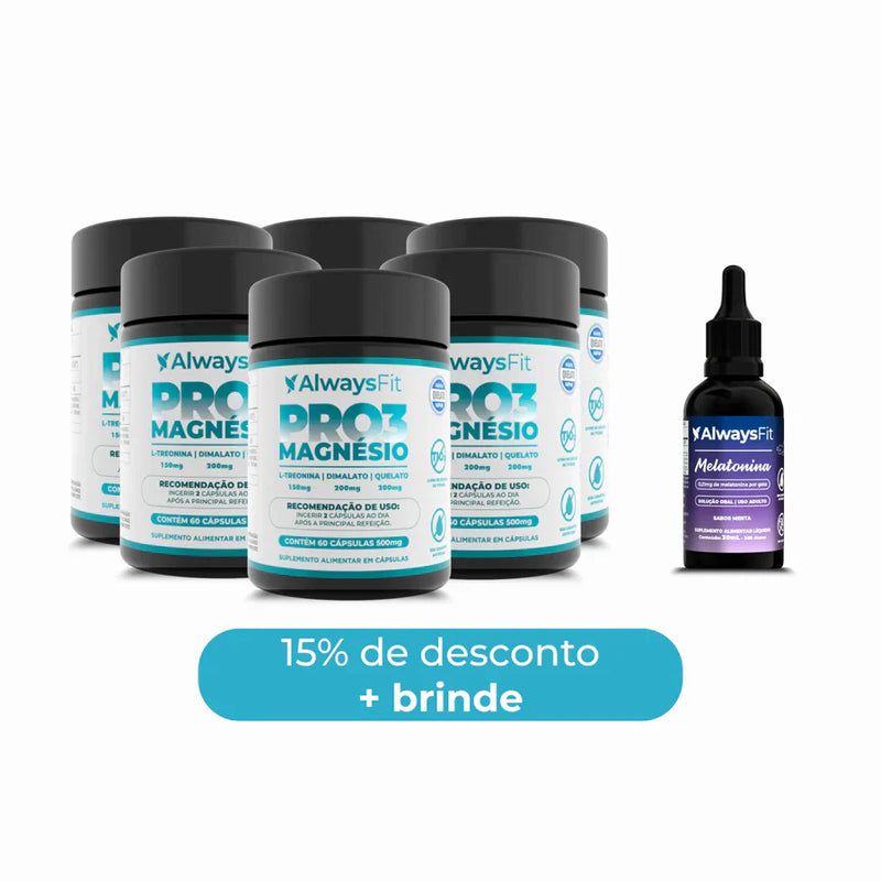 Pro3Magnésio™ – Fórmula Tripla Premium